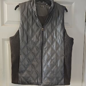 Chico's Charcoal Quilted Women's Vest